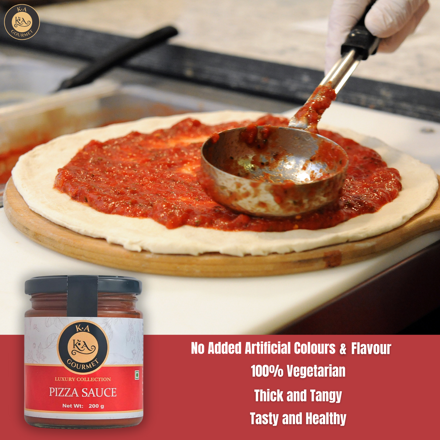 KA Gourmet Pizza Sauce - 200gm