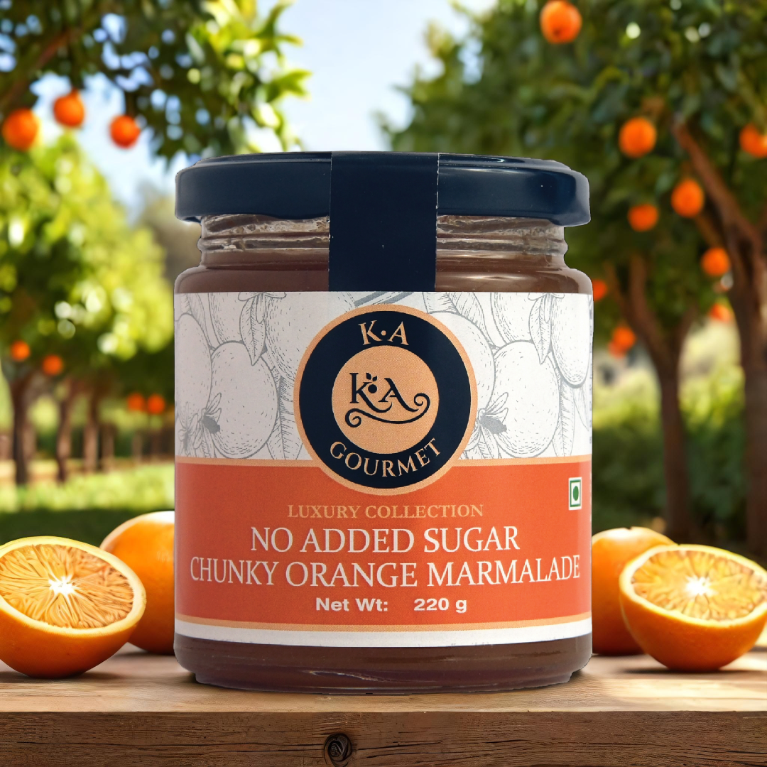KA Gourmet No Added Sugar Chunky Orange Marmalade - 220g