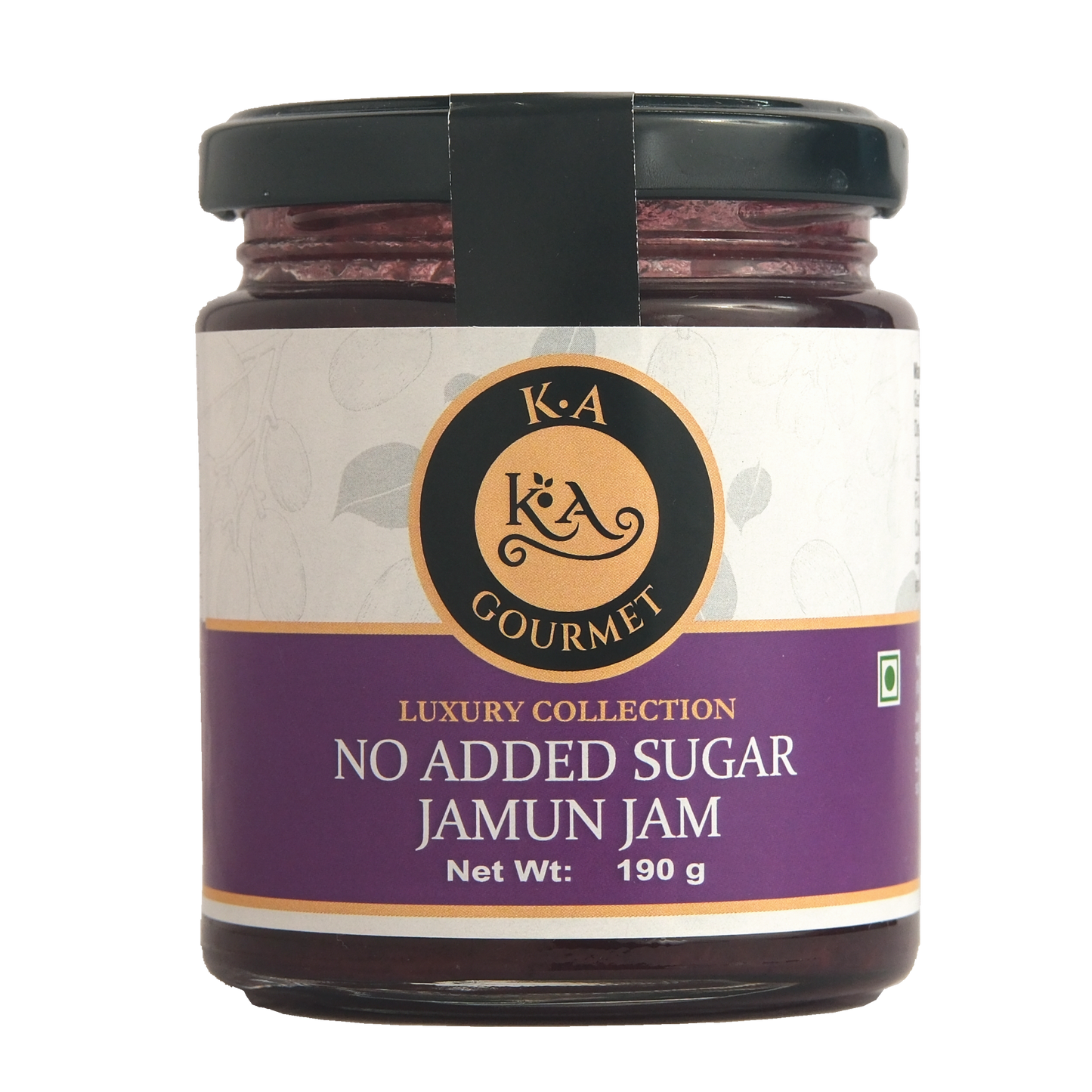 KA GOURMET NO ADDED SUGAR JAMUN JAM- 190gm