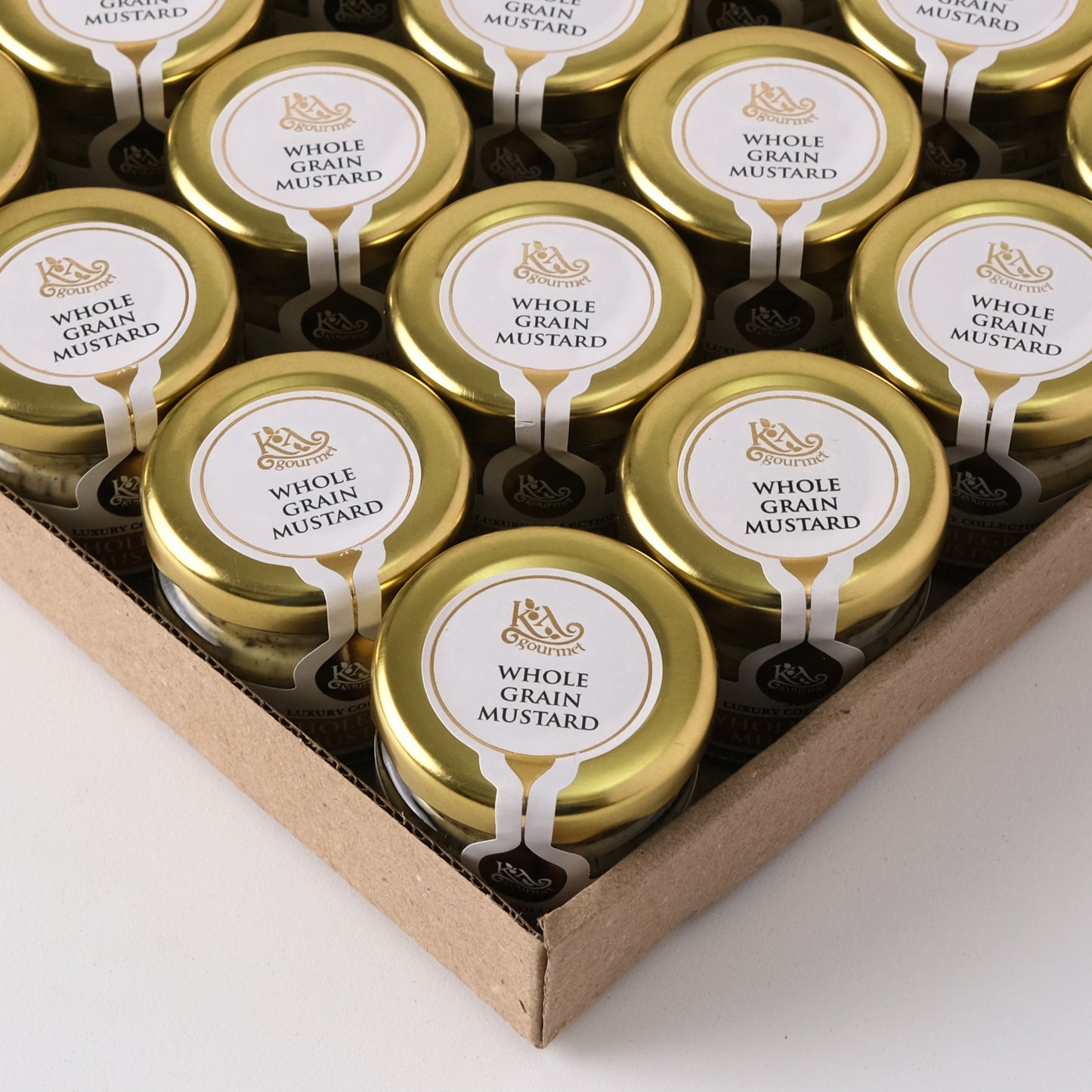 KA Gourmet Wholegrain Mustard- 28gm x 25 - Mini