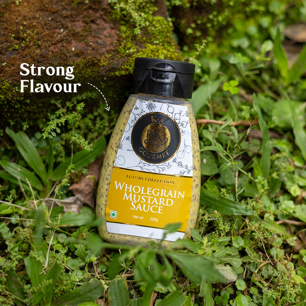 KA Gourmet Wholegrain Mustard Sauce - 220gm