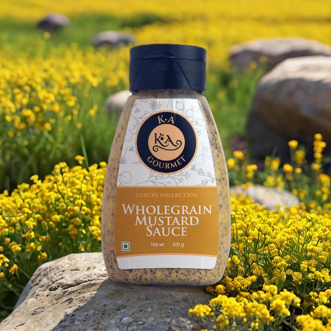 KA Gourmet Wholegrain Mustard Sauce - 220gm