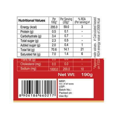 KA Gourmet Chilli Garlic Crisp - 190gm